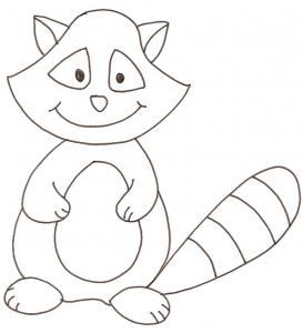Coloriage Raton Laveur Tete A Modeler Coloriage Raton Laveur Tete A Modeler