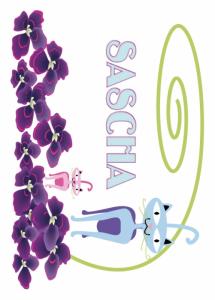 Image prénom Sascha à imprimer
