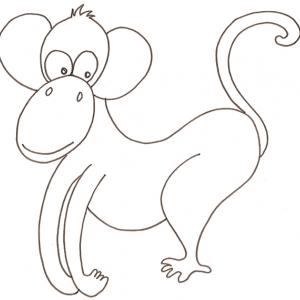 Dessin Singe Tous Nos Coloriages De Singes Tete A Modeler