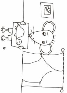 Coloriage Mimi La Petite Souris