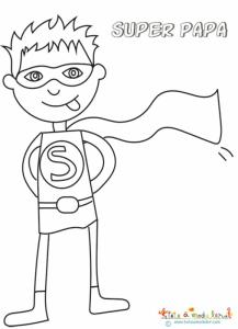 Dessin de super papa