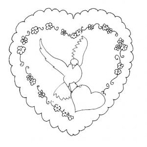 Coloriage Coeur Des Coloriages De Coeur A Imprimer Sur Tete A Modeler