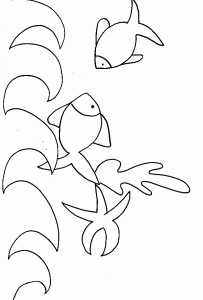 coloriage sur la mer dessin 1