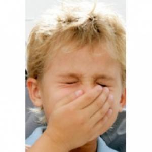 Enfant malade de la grippe