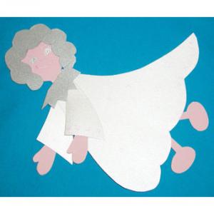 Ange de Noël décoration en papier
