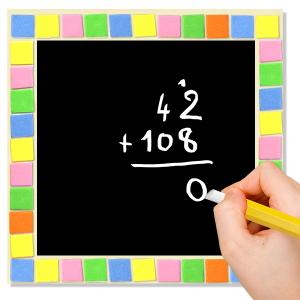 Ardoise mosaïque pour la rentrée scolaire