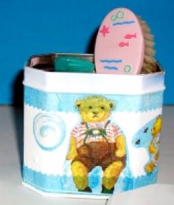 technique serviettes coll&eacute;es