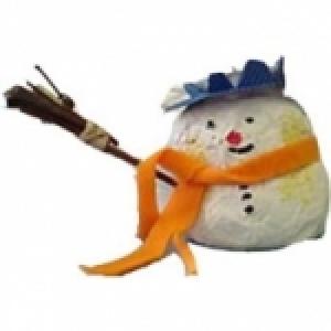 Fabriquer un bonhomme de Neige en pâte à sel