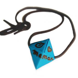 collier avec perle origami