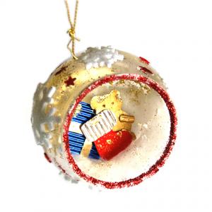 boule de noël ouverte