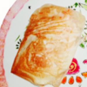 Brick à l'oeuf et au surimi 