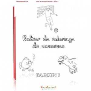 Cahier coloriages vacances garçon 1