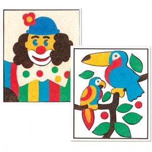 Cartes à sabler, cartes à décorer avec du sable