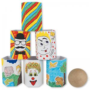 Chamboule-tout en carton