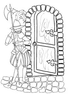 coloriages moyen-âge