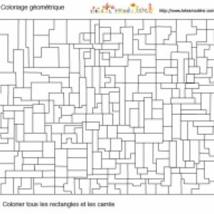 Coloriage géométrique Noël