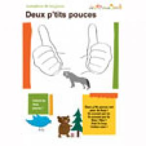 Comptine Deux p'tits pouces à imprimer