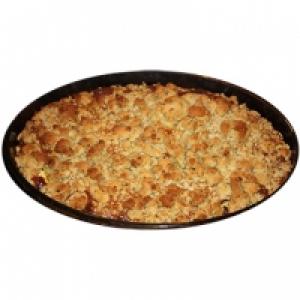 Crumble de courgettes en flan
