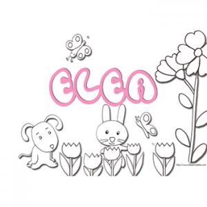 Coloriage Elea