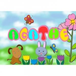 Coloriage prénom : collection coloriage prénoms filles roses