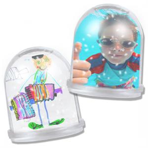 Globe photo à secouer