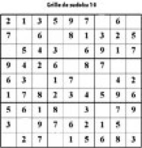 grille 10 de sudoku Primaire cycle 3