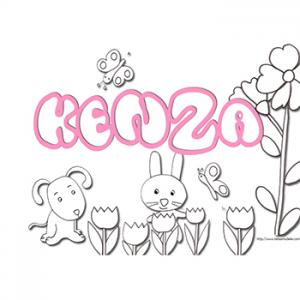 Coloriage kenza