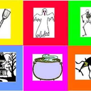 loto d' halloween en anglais