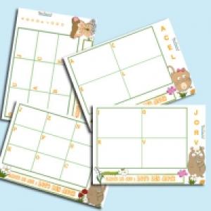 Jeu de loto des mots, pour mieux lire