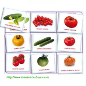 Loto des tomates et des concombres