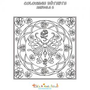 Vitrail en variation de roses