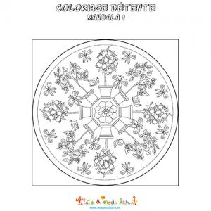 Verger d'été en mandala