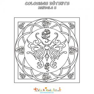 Coloriage détente, un dessin pour commencer