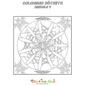 Coloriage détente les hélices Art Déco