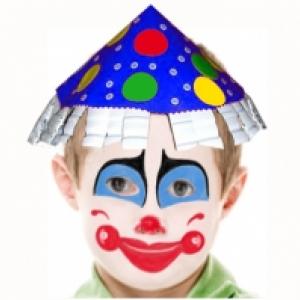 Maquillage clown joyeux
