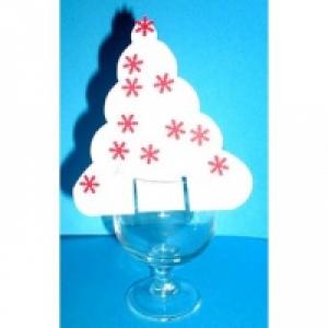 Fabriquer un marque place sapin