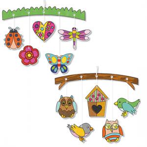 Mobiles « Nature » à colorier