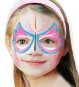 Maquillage oiseau de paradis