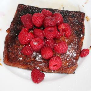 Pain perdu framboises