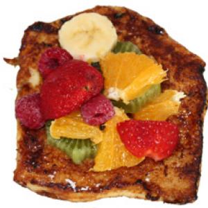 Pain perdu aux fruits