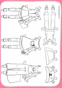 Colorier les vetement de Lilou Boo