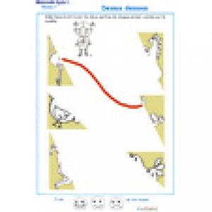 exercice 10 sur la logique en maternelle
