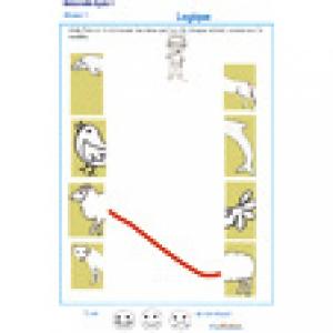 exercice 5 sur la logique : assembler deux parties d'une image