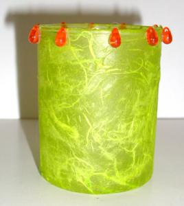 Photophore pour éclairer les repas de printemps