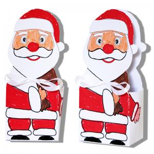Pochette Père Noël à colorier