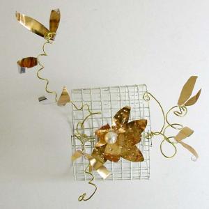 rond de serviette de fête grillage