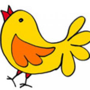 Image de Pâques : le poussin dessin 32