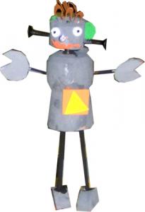 Robot en bouchon de liège