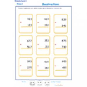 Exemples de soustractions CM2