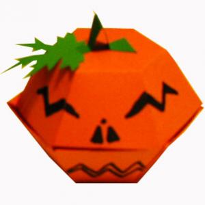 Boîte à bonbons en forme de citrouille